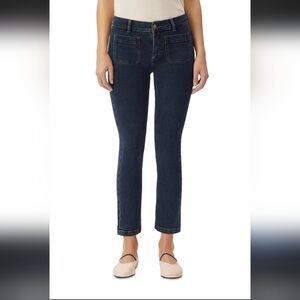 Dl1961 Mara Straight Mid Rise Instasculpt Ankle Seacliff Jeans Size 27